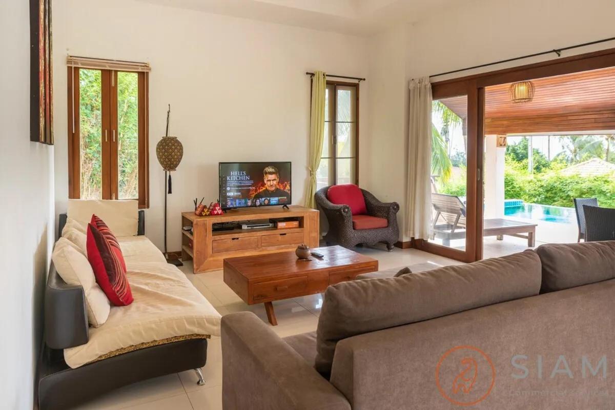 Sweet Heaven Villa 2Br Private Pool & Jungle View 사무이 외부 사진