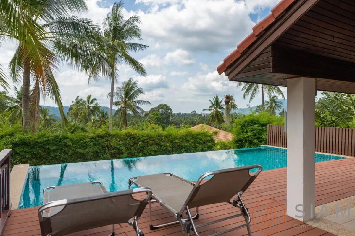 Sweet Heaven Villa 2Br Private Pool & Jungle View 사무이 외부 사진