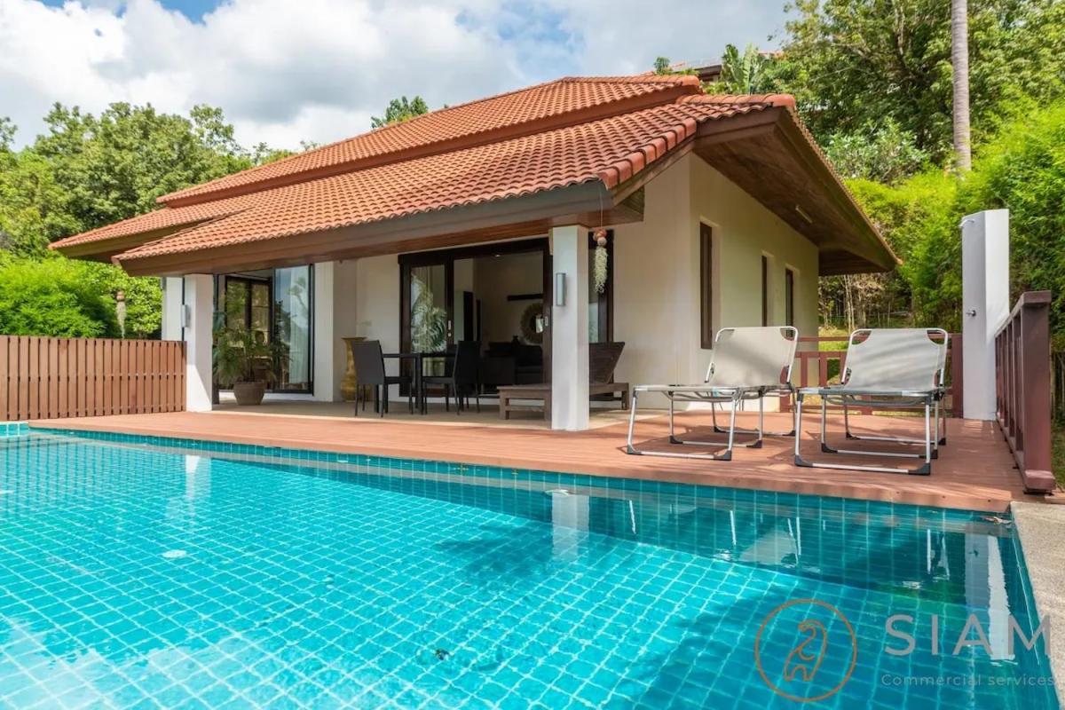 Sweet Heaven Villa 2Br Private Pool & Jungle View 사무이 외부 사진